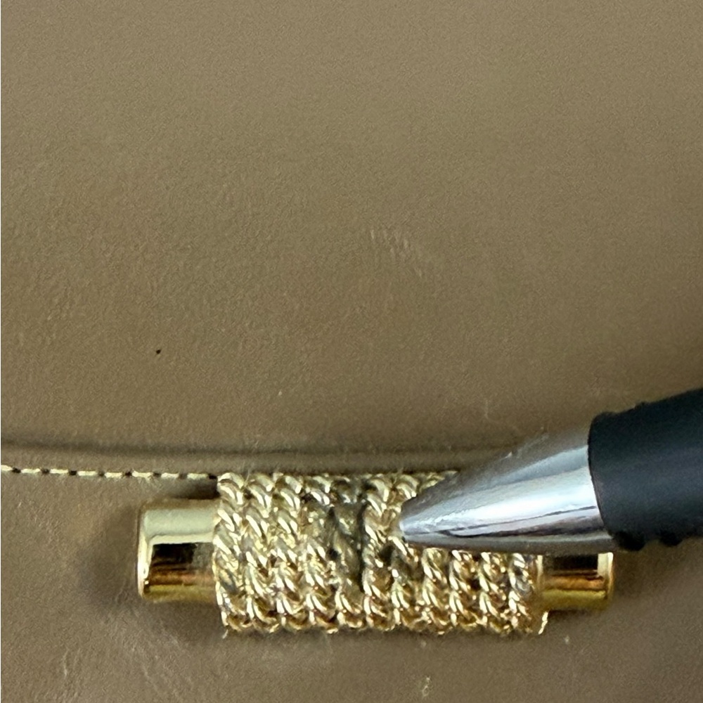 Erik For Holiner Vintage Leather Clutch Gold Plated Snap Closure Purse Evening - Picture 10 of 10